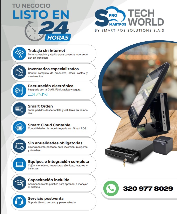 Smart POS Restaurante – Solución para Gastrobares y Comidas Rápidas