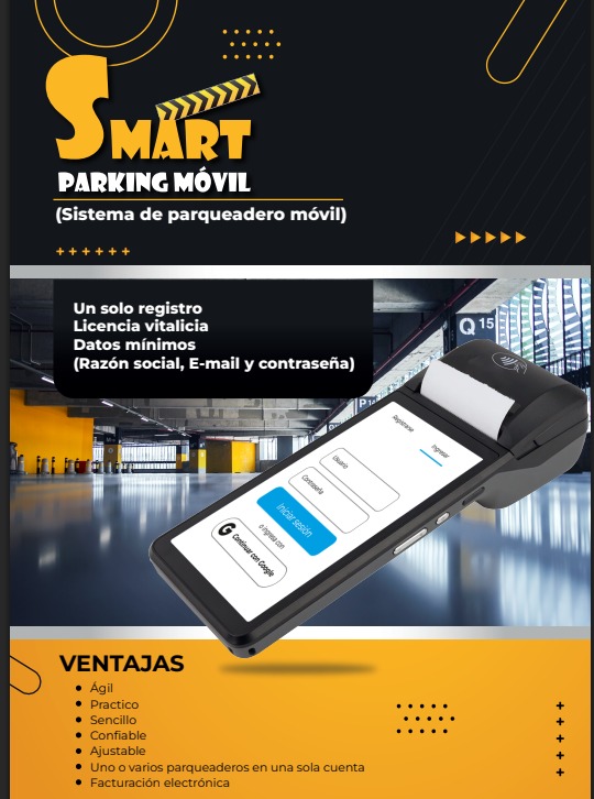 Smart Parking Móvil + Terminal Móvil  PDA – Control de Parqueadero en la Mano